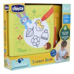 Вълшебна книжка за оцветяване Chicco Сезони, с магически маркер - Код D929