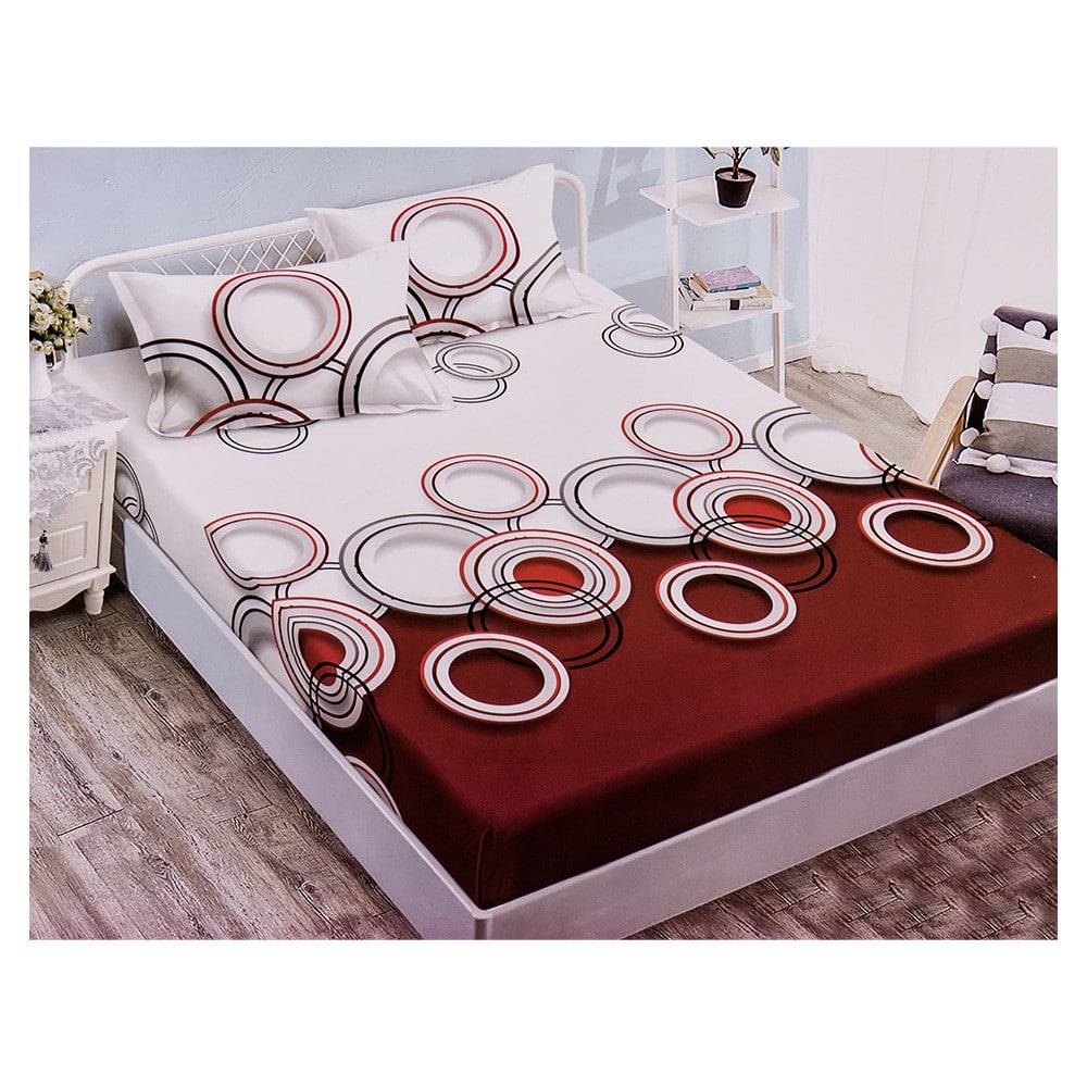 S15548-1100c8 Долен чаршаф с ластик и две калъфки (за матрак 140x200), 3 части - Модел S15548 - Image 1