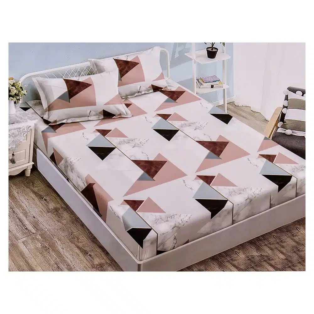 S15550-1100c8 Долен чаршаф с ластик и две калъфки (за матрак 140x200), 3 части - Модел S15550 - Image 1