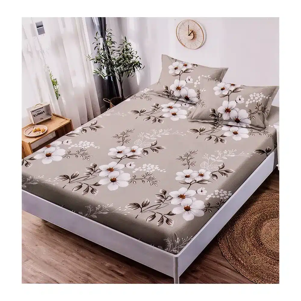 S15552-1100c9 Долен чаршаф с ластик и две калъфки, 3 части - Модел S15552 - Image 1