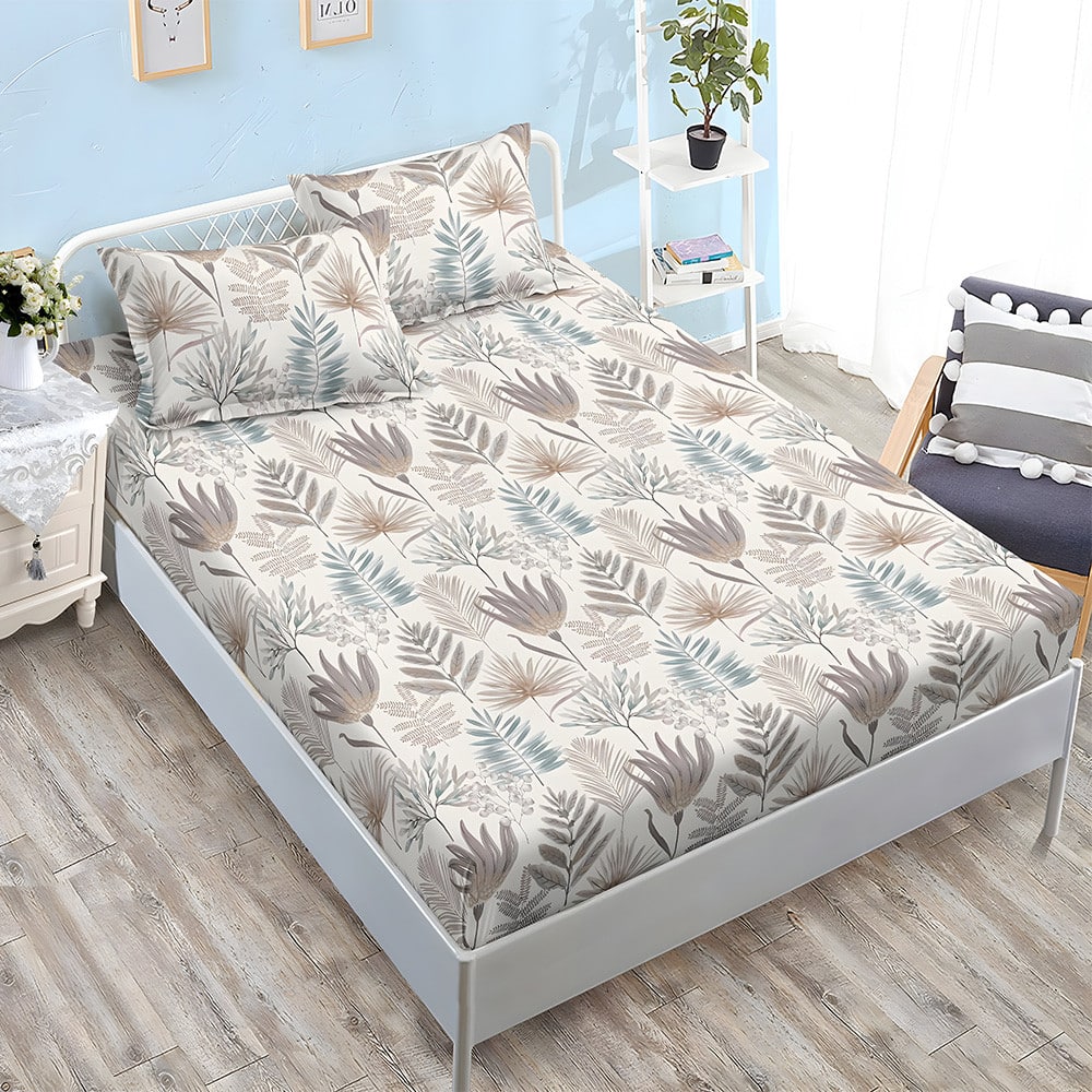 S16664-4444c9 Долен чаршаф с ластик и две калъфки (за матрак 160x200), 3 части - Модел S16664 - Image 1