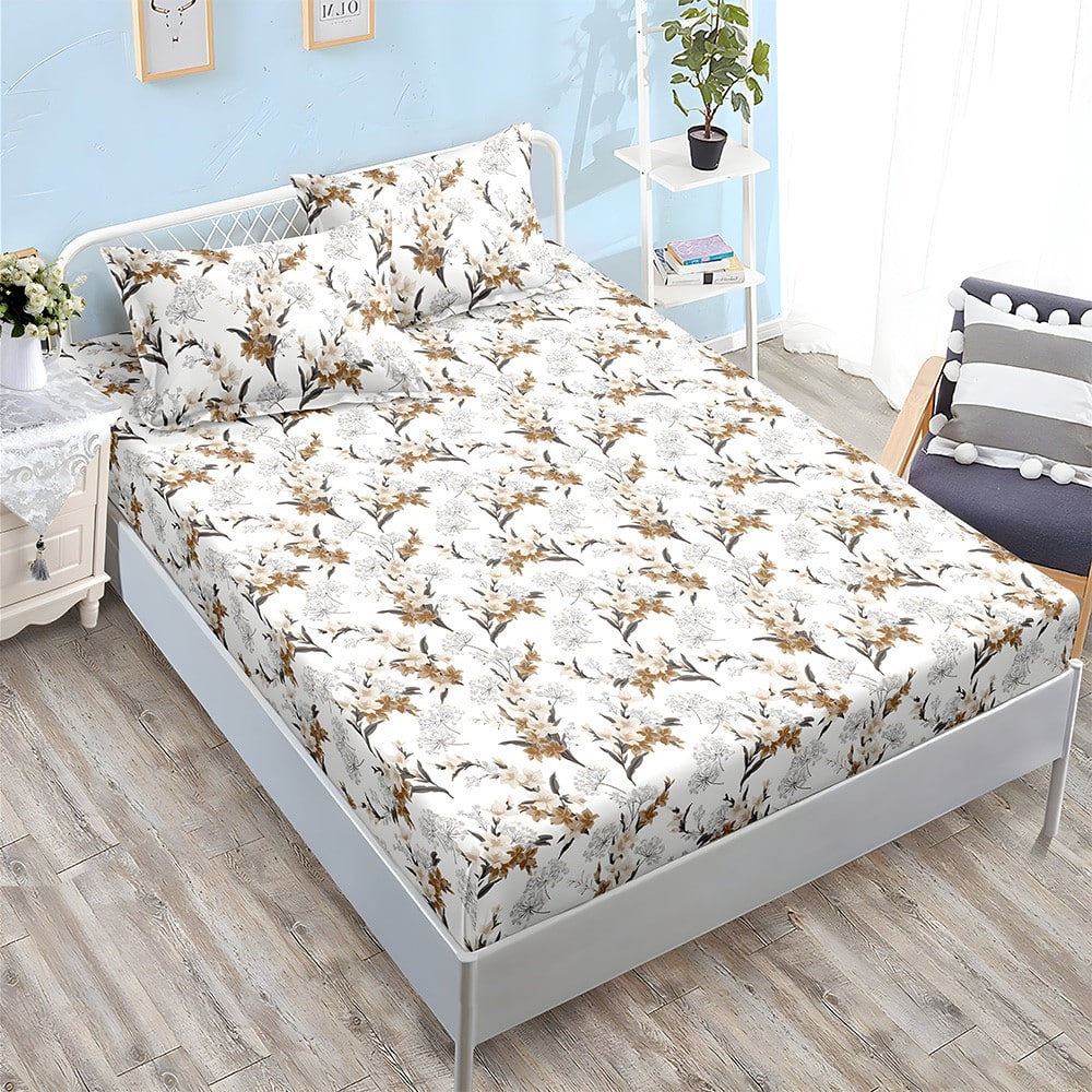 S16665-4444c9 Долен чаршаф с ластик и две калъфки (за матрак 160x200), 3 части - Модел S16665 - Image 1
