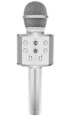 Безжичен микрофон за караоке, Bluetooth, сив - Код D798