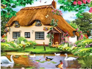 3d0a0befb71ad05b98af1fd52ab1bec6.jpg_360x360q75.jpg_ Диамантен гоблен Магия край езерото, 30x40 см - Код B0031 - Image 1
