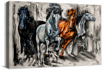 Картина Бягащи коне 50x70 см