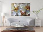 Картина Бяло цвете 50x70 см - Image 2