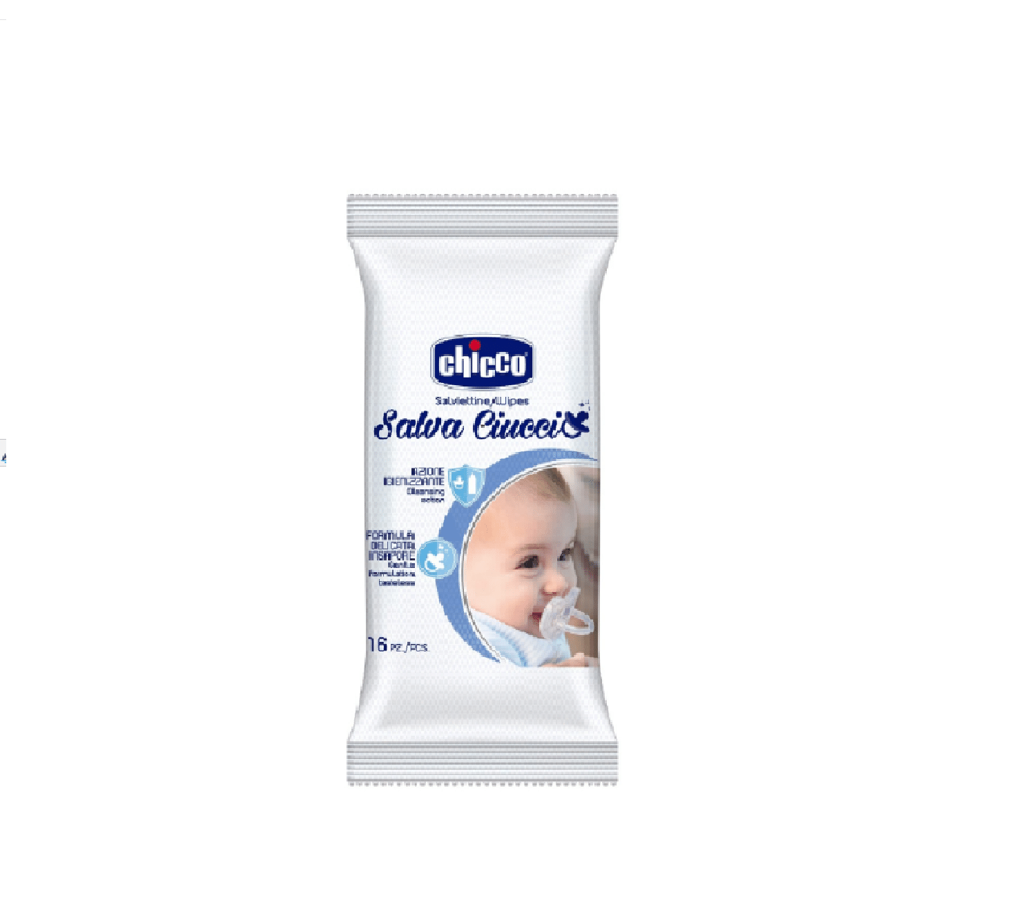 1724147484 Chicco Nurs-Почистващи кърпички за залъгалки 16 бр. - Код D20005 - Image 1