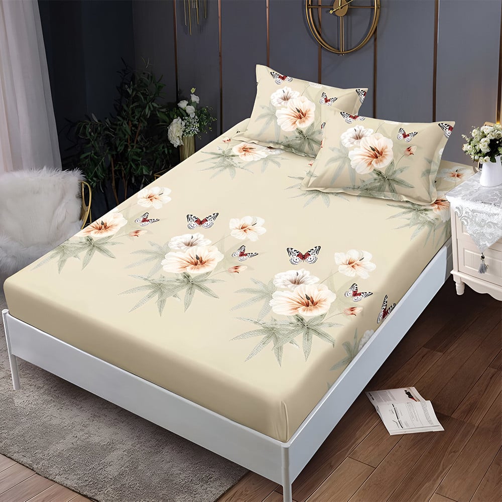 S18290-4444c8 Долен чаршаф с ластик и две калъфки (за матрак 140x200), 3 части - Модел S18290 - Image 1