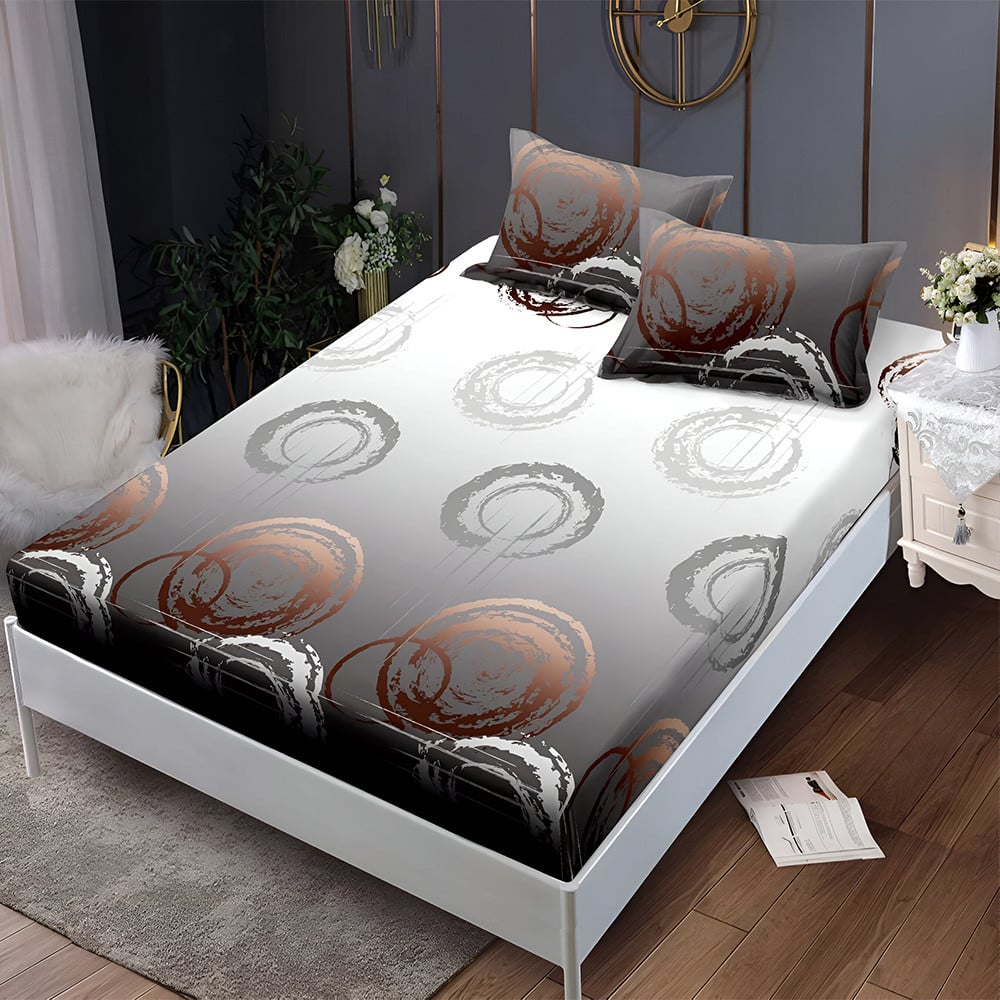 S18293-4444c9 Долен чаршаф с ластик и две калъфки (за матрак 160x200), 3 части - Модел S18293 - Image 1