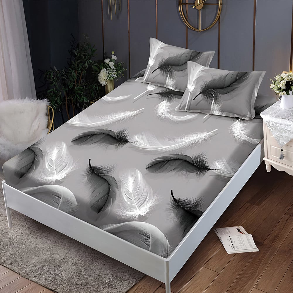 S18295-4444c9 Долен чаршаф с ластик и две калъфки (за матрак 160x200), 3 части - Модел S18295 - Image 1