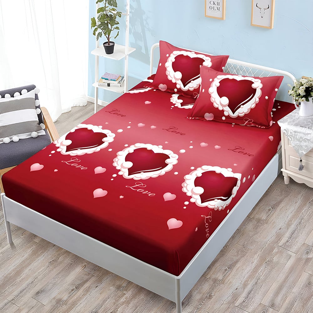 S18311-4444c9 Долен чаршаф с ластик и две калъфки (за матрак 160x200), 3 части - Модел S18311 - Image 1