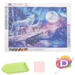Диамантен гоблен Вълци Danysgame - Код D889 - Image 2