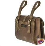 Винтидж велосипедна чанта Greenburry XL кожена 20 см - Image 2