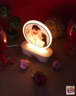 Светеща акрилна рамка във формата на кръг с ваша снимка - Image 3