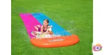 Двойна водна пързалка H2GO  с две възглавнички, дъжина 488 см- Код D2700 - Image 2