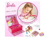 Детски рисувателен комплект в триетажно куфарче Barbie - Код DW4792 - Image 2
