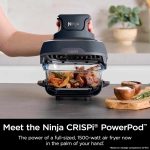 Преносим стъклен фритюрник Ninja FN101EUGY Crispi 4in1, 1700W, син - Image 2