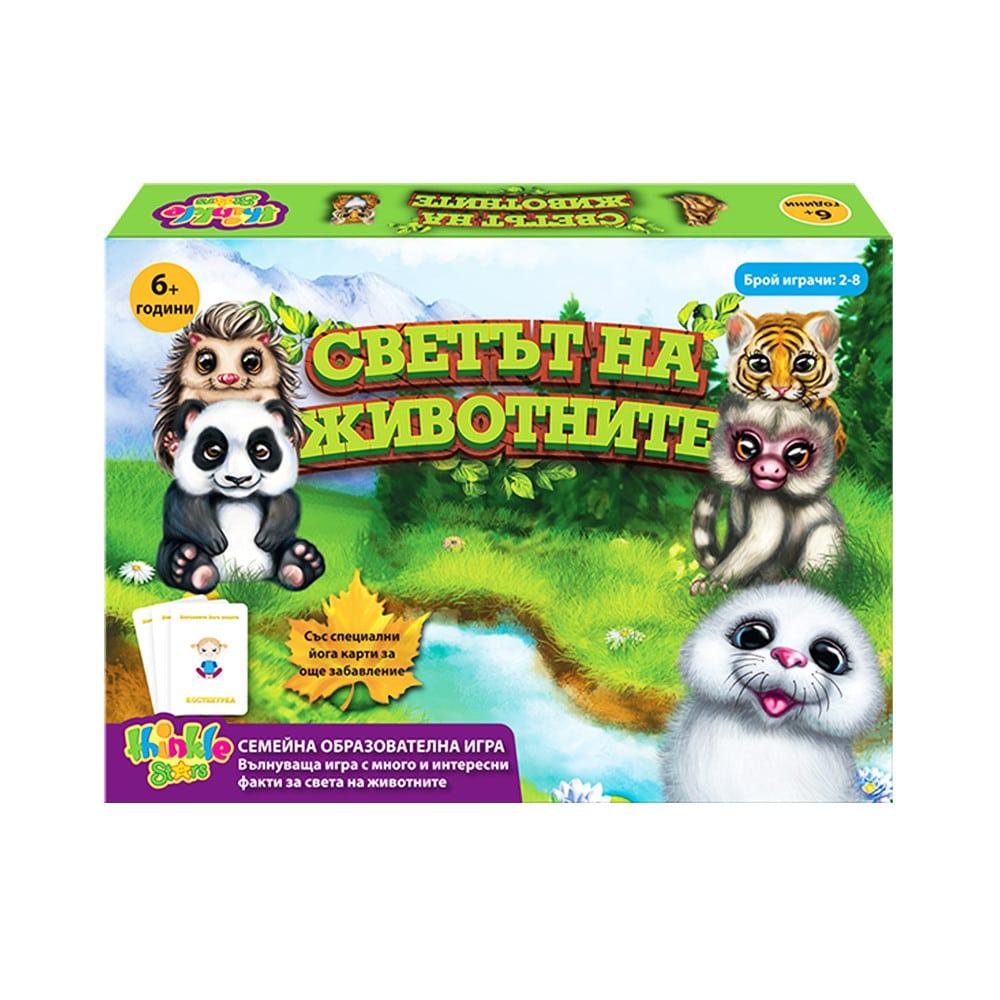 F1054-8901137227082 Детска образователна игра Thinkle Stars "Светът на животните" - Код F1054 - Image 1