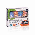 Музикална въртележка LORELLI WILD ANIMALS, Бял - Код L11561 - Image 2