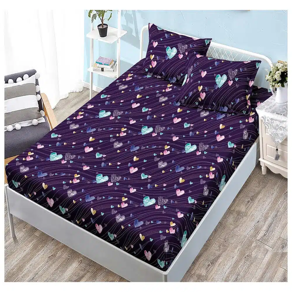 S13794-666666 Долен чаршаф с ластик и две калъфки, 3 части - Модел S13794 - Image 1