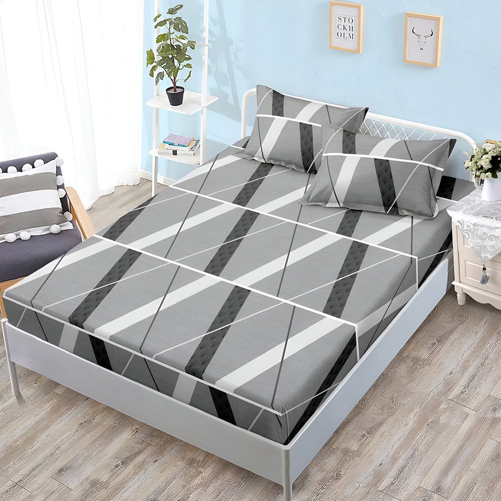 S18416-1000c9-H-141 Долен чаршаф с ластик и две калъфки (за матрак 160x200), 3 части - Модел S18416 - Image 1
