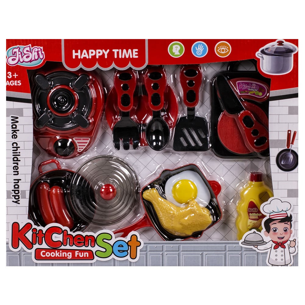 W1582-200408062-6952004080622 Детски кухненски комплект с газов котлон - Код W1582 - Image 1