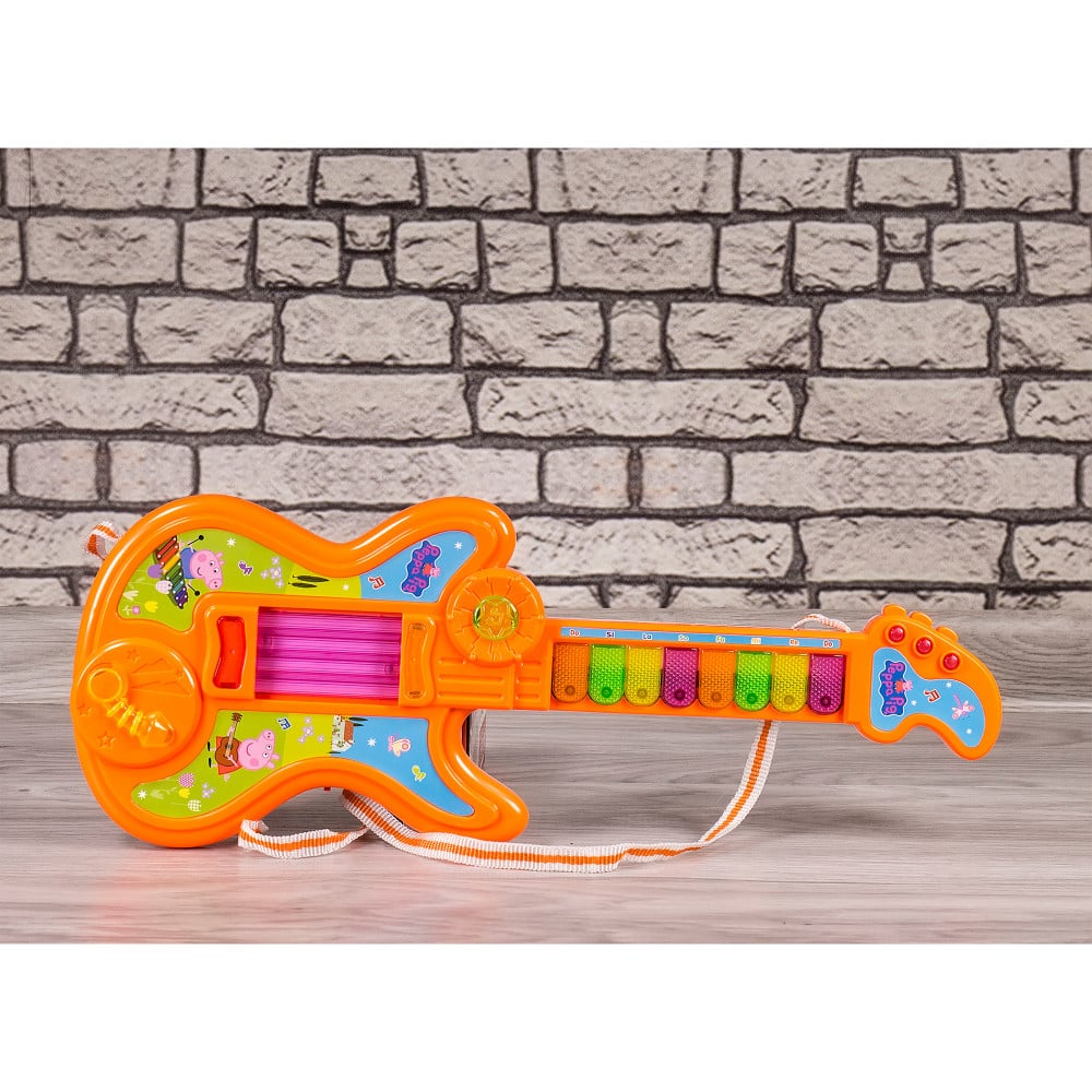 W2112-200375198-6952003751981 Детска светеща китара Peppa Pig - Код W2112 - Image 1