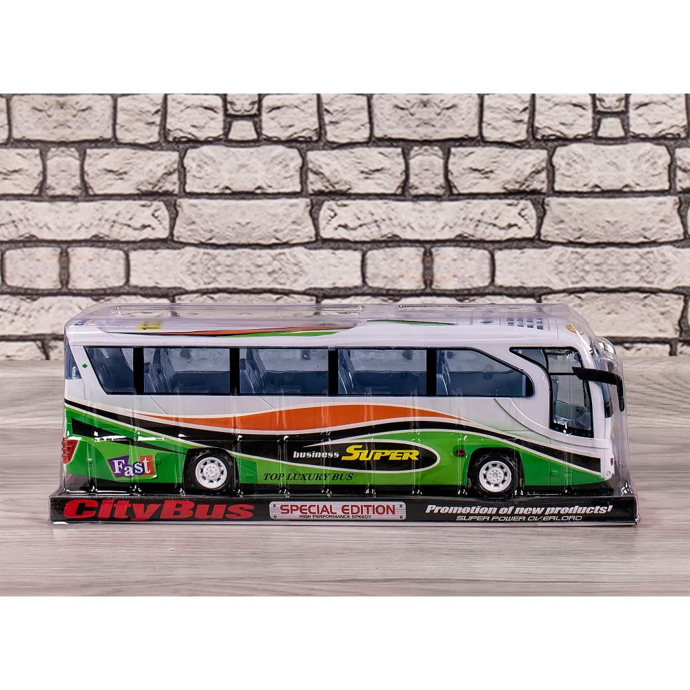 W2649-200221305-6952002213053 Детски фрикционен автобус със звук и светлина - Код W2649 - Image 1