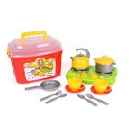 Кухня в куфар (14 елемента) Technok Toys - Код W3213