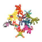 Дървена игра дженга с животни - Код W4417 - Image 2