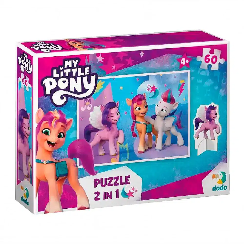 W5339-745857-4823115905857 Детски пъзел My Little Pony 2в1 (60 части) - Код W5339 - Image 1