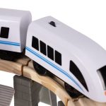 Дървена железница, влак, хеликоптер, пожарна, писта 4,8 м - Код D2204 - Image 4