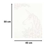 Картина за рисуване по номера "Еднорог" 40x50 см, с подрамка - Код D2126 - Image 3