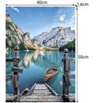 Картина за рисуване по номера "Езеро" 40х50см с подрамка - Код D2196 - Image 2