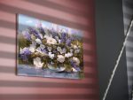 Картина за рисуване по номера "Пролетни цветя" 40x50 см, с подрамка - Код D2120 - Image 4