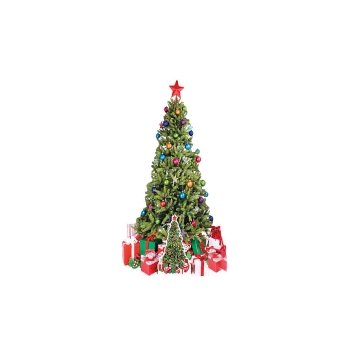 Коледна-елха-от-картон-190-см-BigShop-2 Коледна елха от картон 190 см - Код D20060 - Image 1