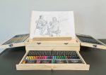 Комплект за рисуване в куфар със статив 83 бр - Код D1052 - Image 4