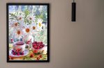 Картина за рисуване по номера "Аромат на малини и маргаритки" 40х50см с подрамка - Код B0026 - Image 2