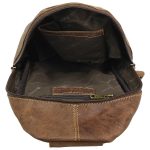 Кожена чанта през рамо "Vintage" Greenburry - Код D2376 - Image 3
