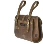Кожена чанта за велосипед XL "Vintage" Greenburry - Код 2384 - Image 4
