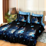 Двулицево спално бельо с два горни плика , 7 части - Модел S19269
