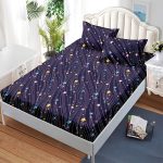 Долен чаршаф с ластик и две калъфки (за матрак от 160x200 до 180x200) , 3 части - Модел S19317