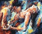 Картина за рисуване по номера „Красиви извивки“ 40×50 см с подрамка – Код D20540