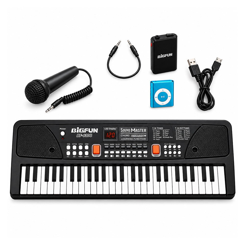 W5821-201454463-2002014544639 Детска йоника с микрофон и MP3 - Код W5821 - Image 1